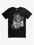 Poison Skull Banner T-Shirt, BLACK, hi-res