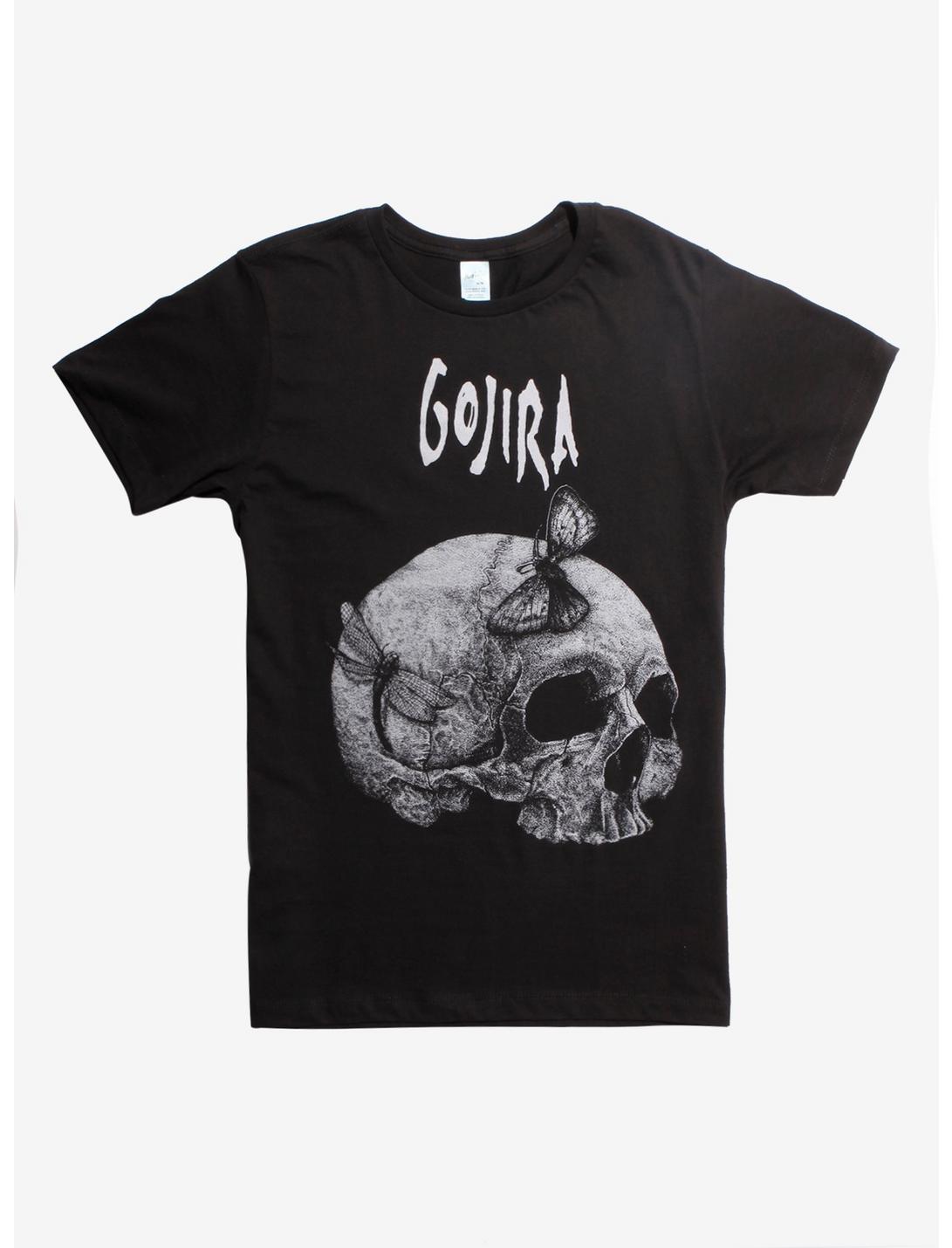Gojira Skull Moth T-Shirt, BLACK, hi-res