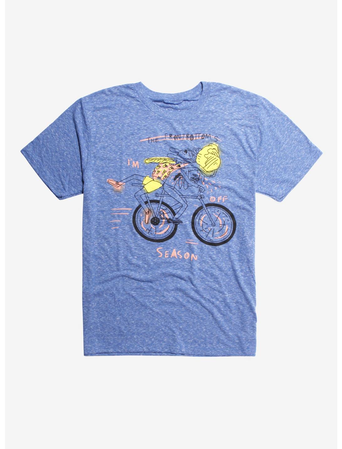 The Front Bottoms Bicycle T-Shirt, BLUE, hi-res