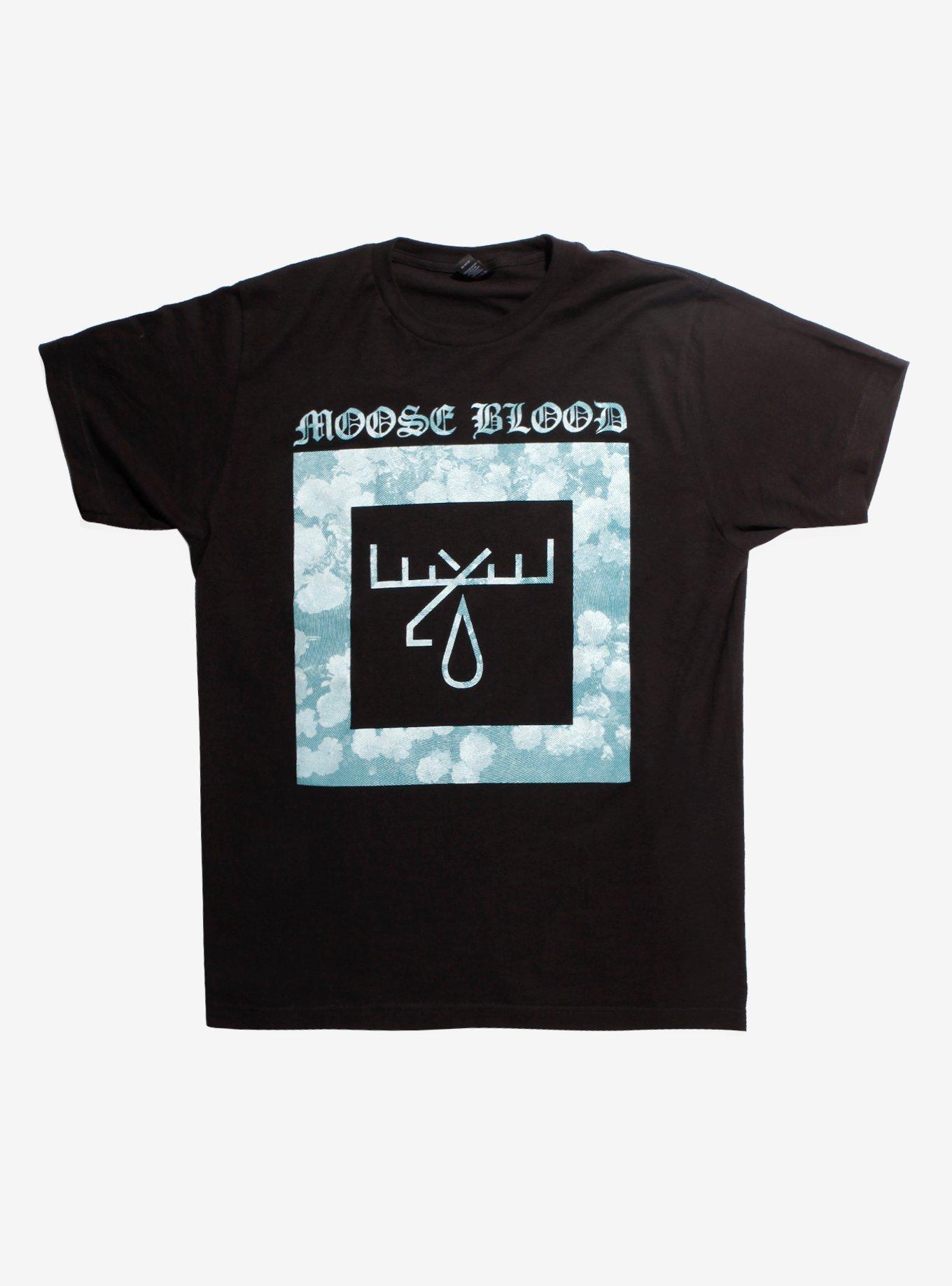Mooseblood Floral Logo T-Shirt, BLACK, hi-res