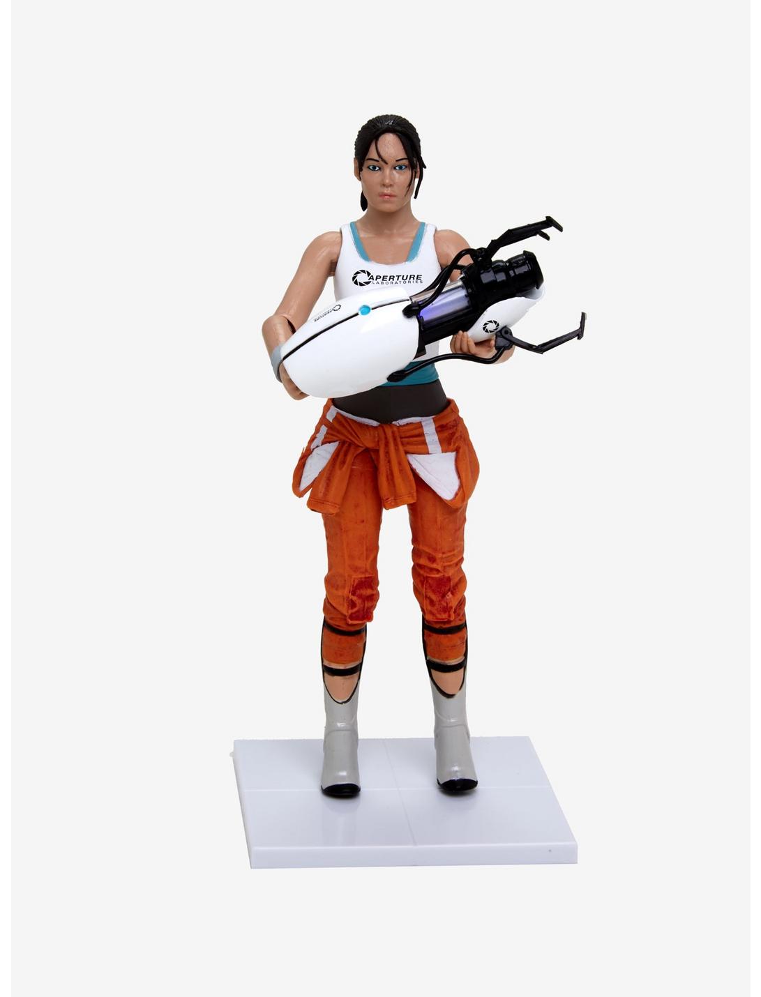 Portal 2 Chell Poseable Light Up Figure, , hi-res