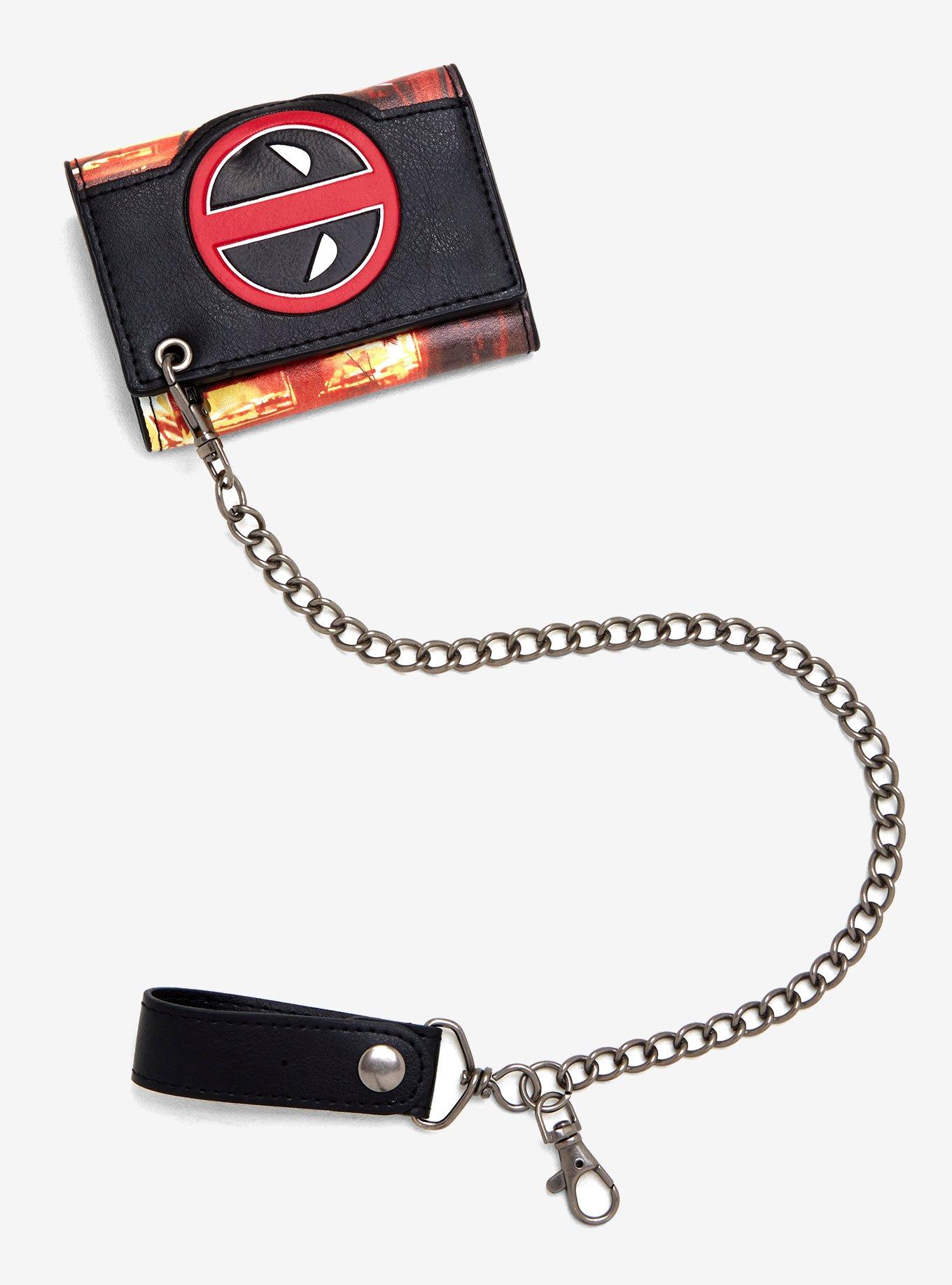 Deadpool Fire Chain Wallet, , hi-res