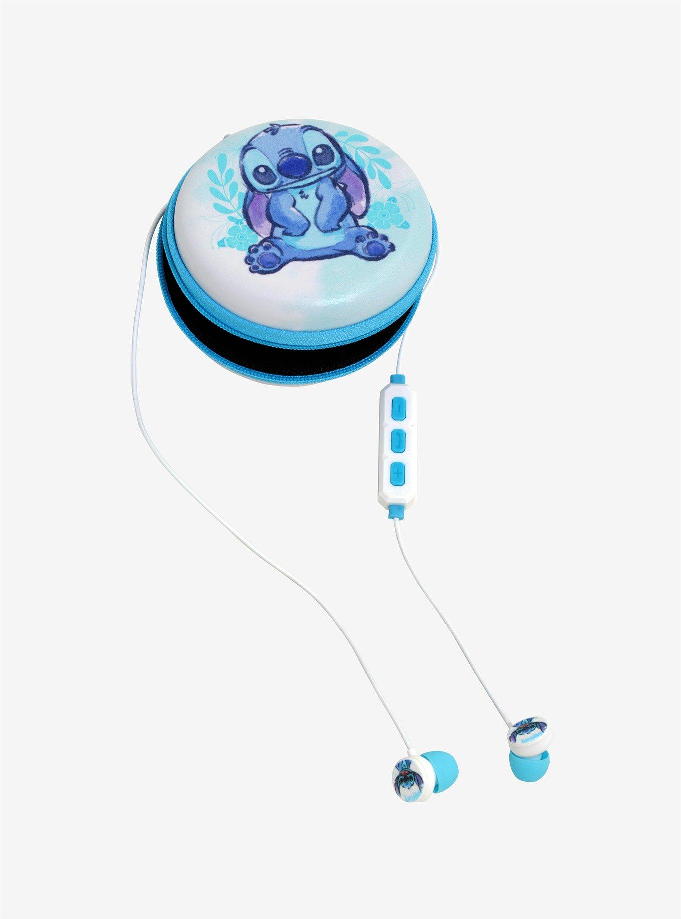  Disney Bluetooth Earbuds w/Charging Case- Wireless Headphones  w/Built-in Mic+ Up to 30 Hr Playtime- Lilo and Stitch Gifts for All Fans :  Electronics
