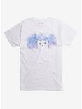 Space Cat T-Shirt By Fox Shiver, WHITE, hi-res