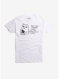 Chocolate Cat T-Shirt By Fox Shiver Hot Topic Exclusive, WHITE, hi-res