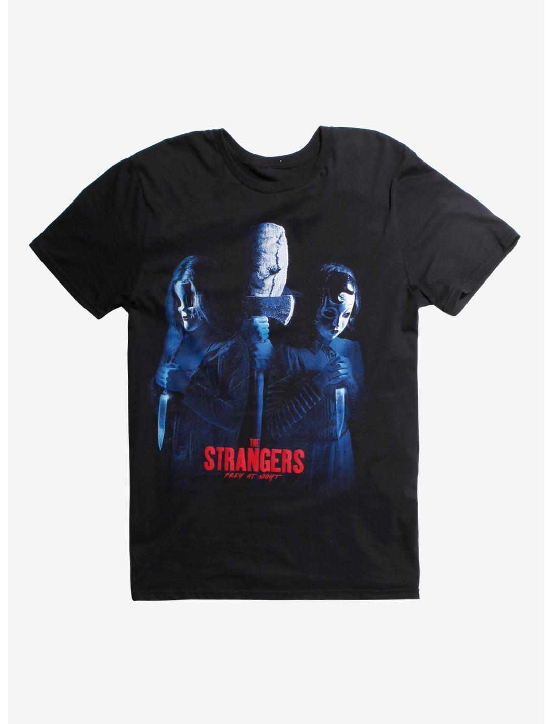 The Strangers: Prey At Night Poster T-Shirt, BLACK, hi-res