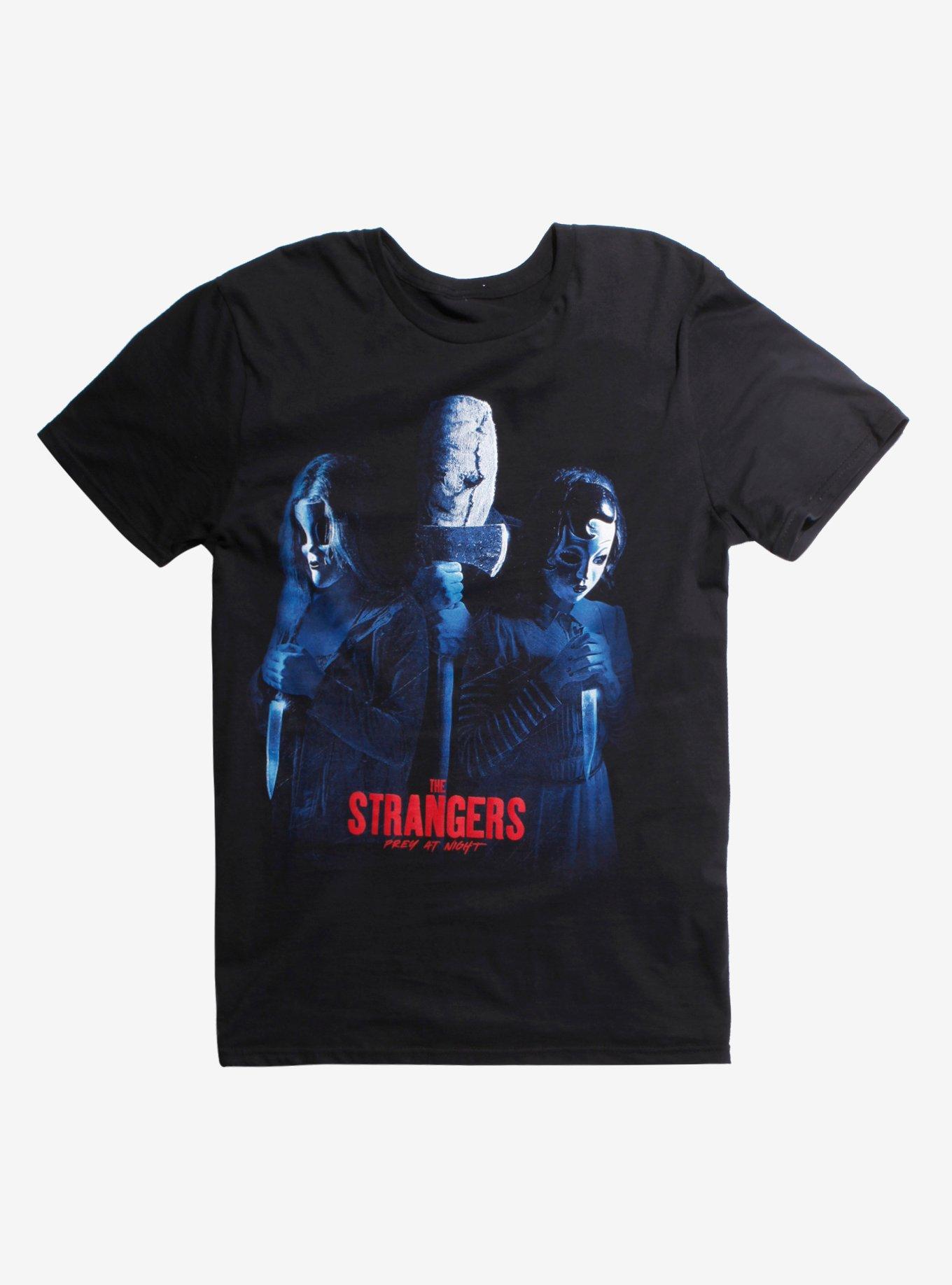 The Strangers: Prey At Night Poster T-Shirt, BLACK, hi-res