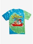 The Flintstones Blue & Green Tie Dye T-Shirt, TIE DYE, hi-res