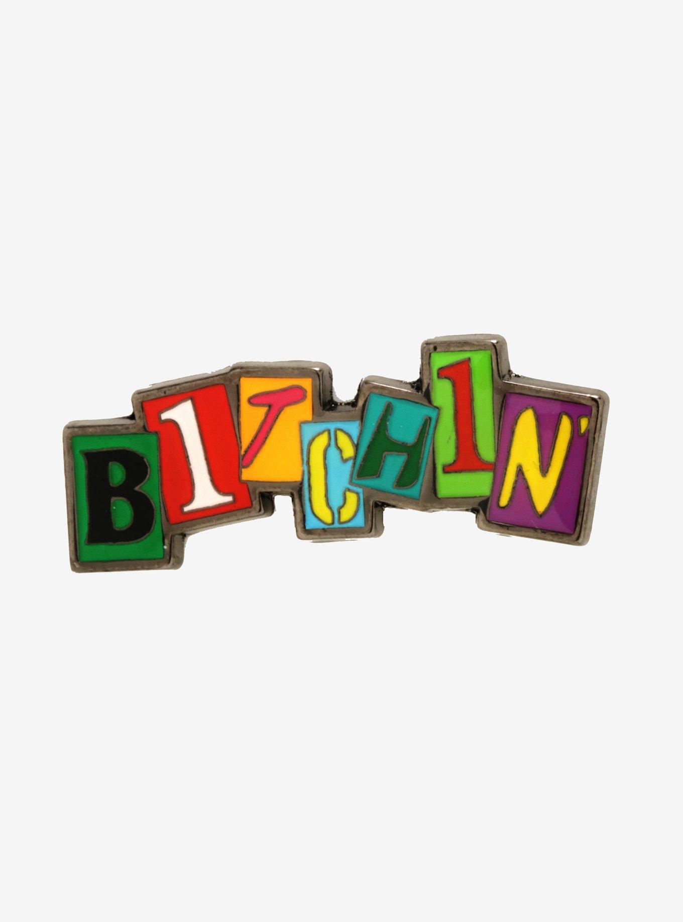 Stranger Things Bitchin' Enamel Pin, , hi-res