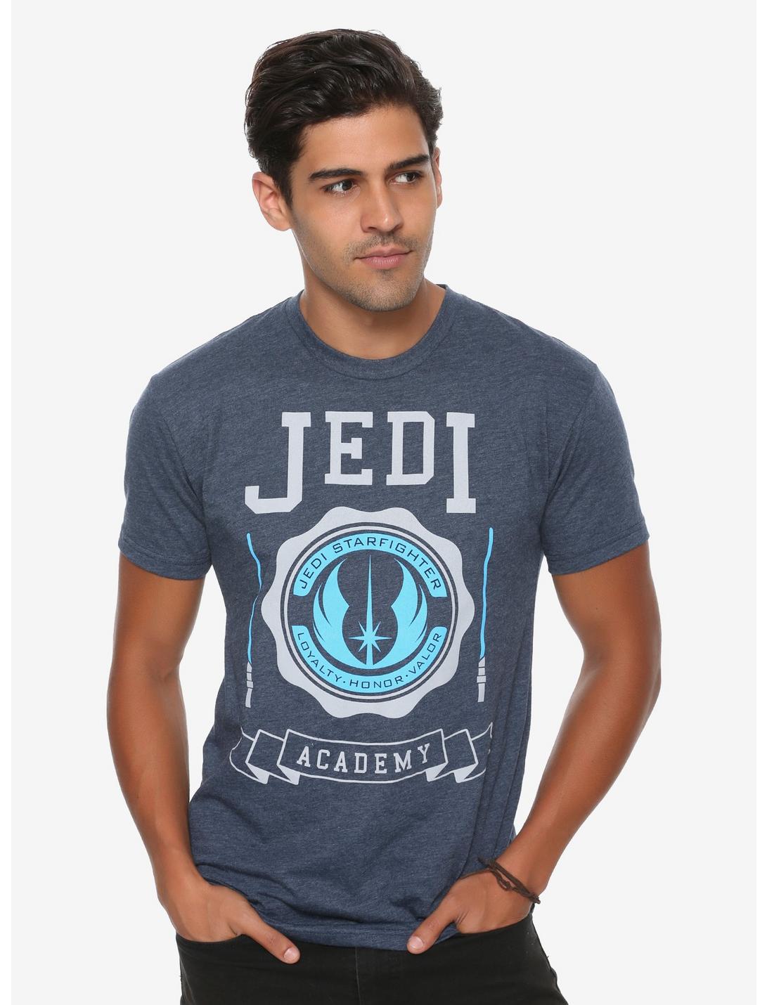 Star Wars Jedi Academy T-Shirt - BoxLunch Exclusive, BLUE, hi-res