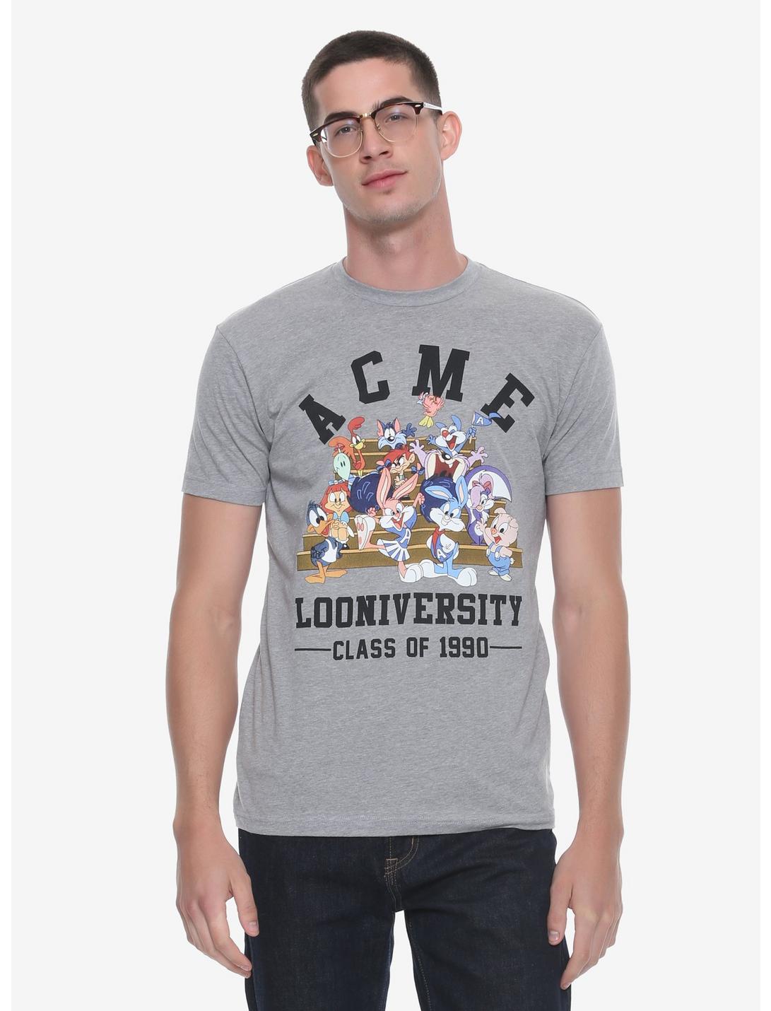 Tiny Toons Acme Loo T-Shirt - BoxLunch Exclusive, GREY, hi-res
