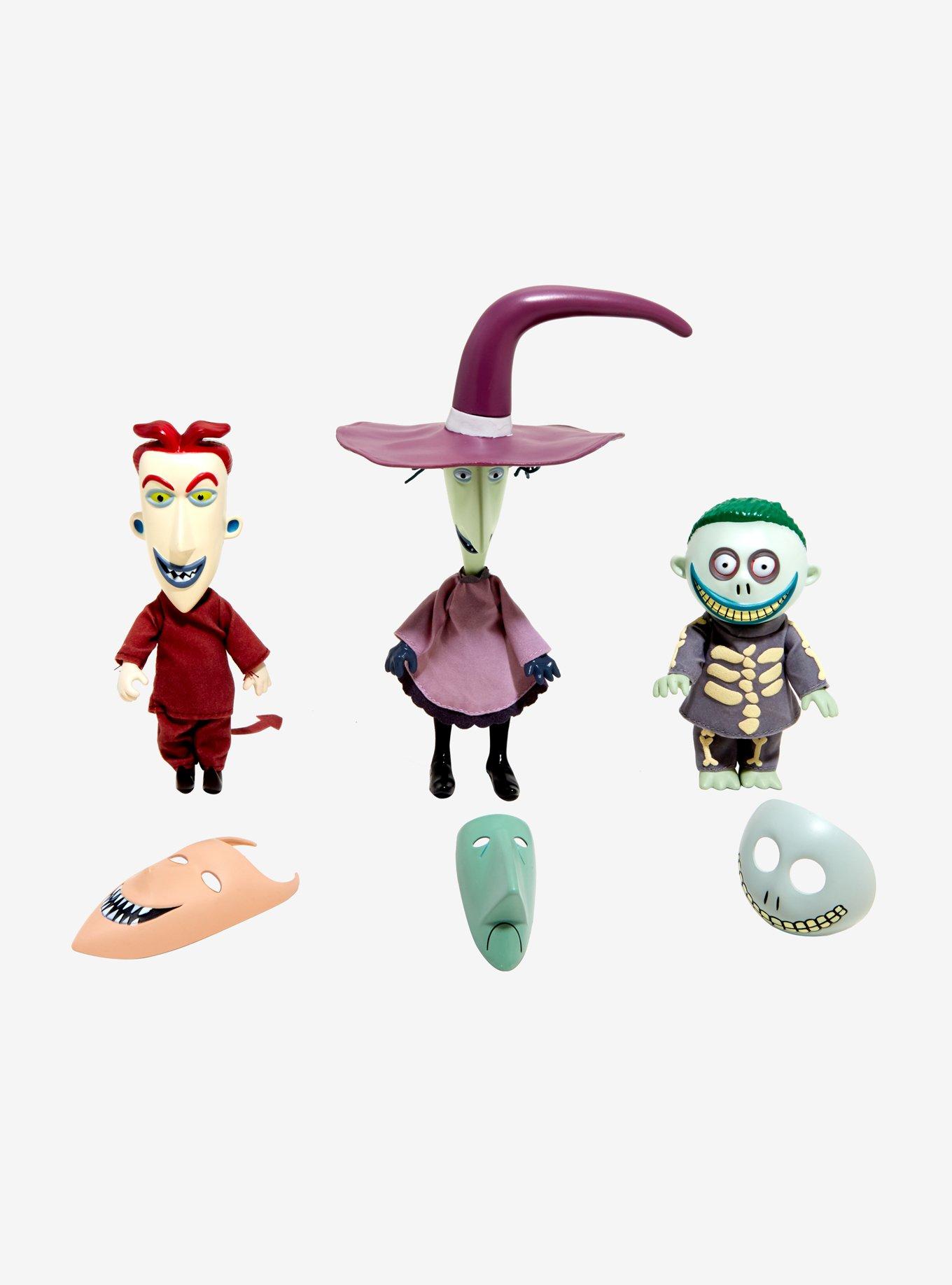 The Nightmare Before Christmas Lock Shock & Barrel Deluxe Collector Dolls, , hi-res