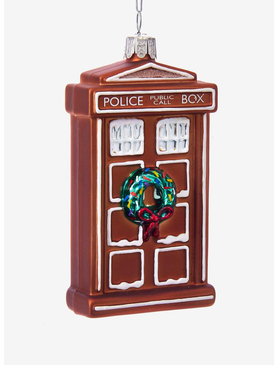 Doctor Who Gingerbread TARDIS Ornament, , hi-res