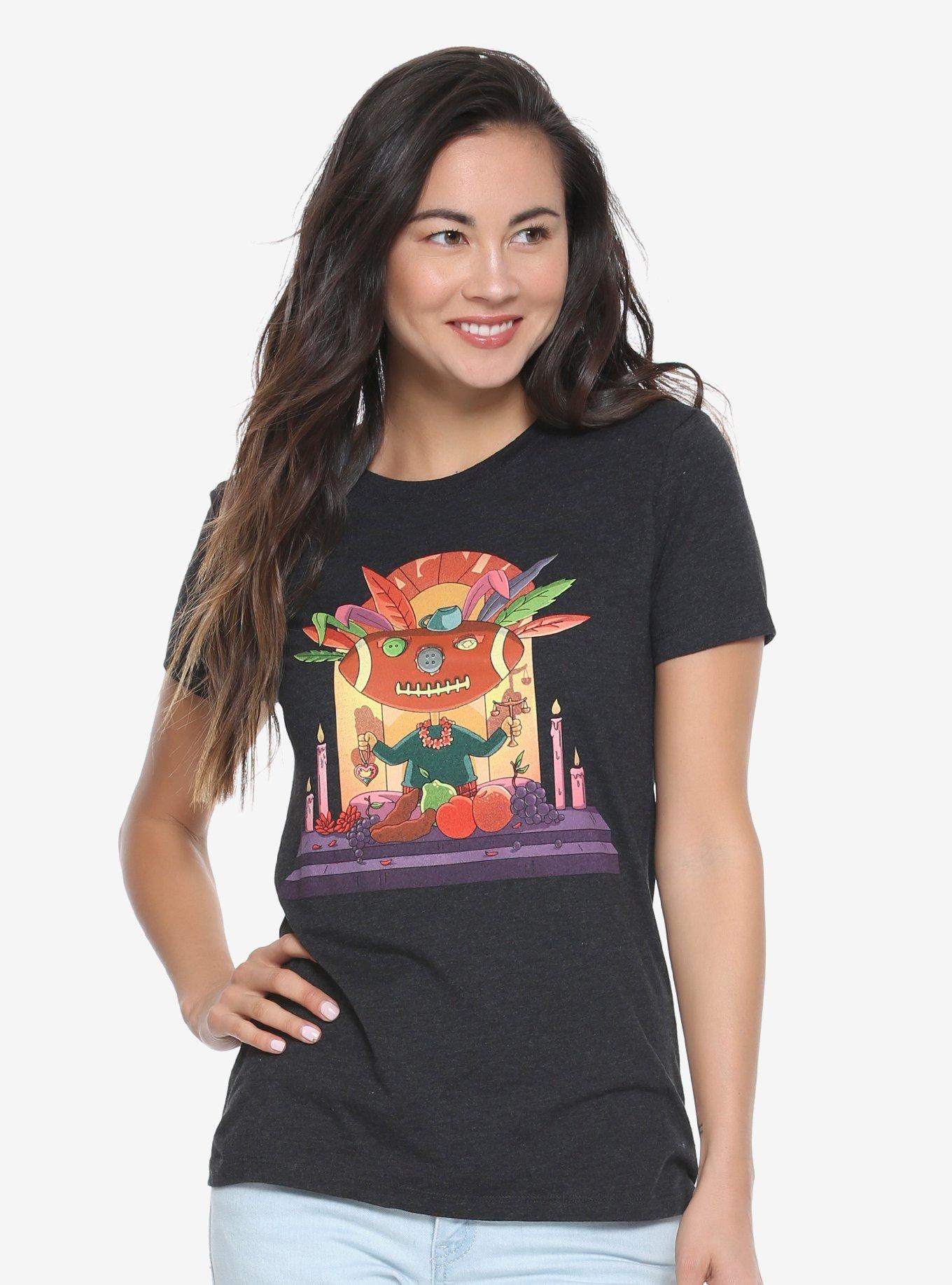 Hey Arnold! Helga's Shrine Womens Tee - BoxLunch Exclusive, GREY, hi-res