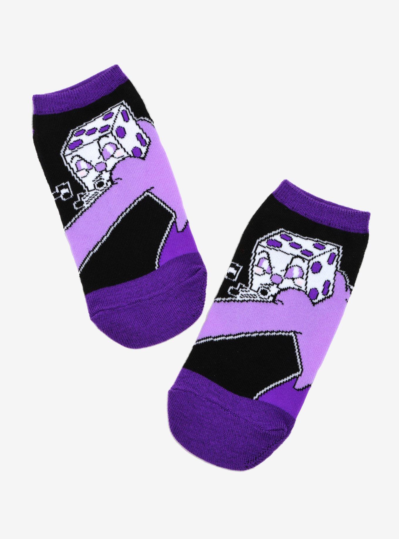 Cuphead King Dice No-Show Socks, , hi-res