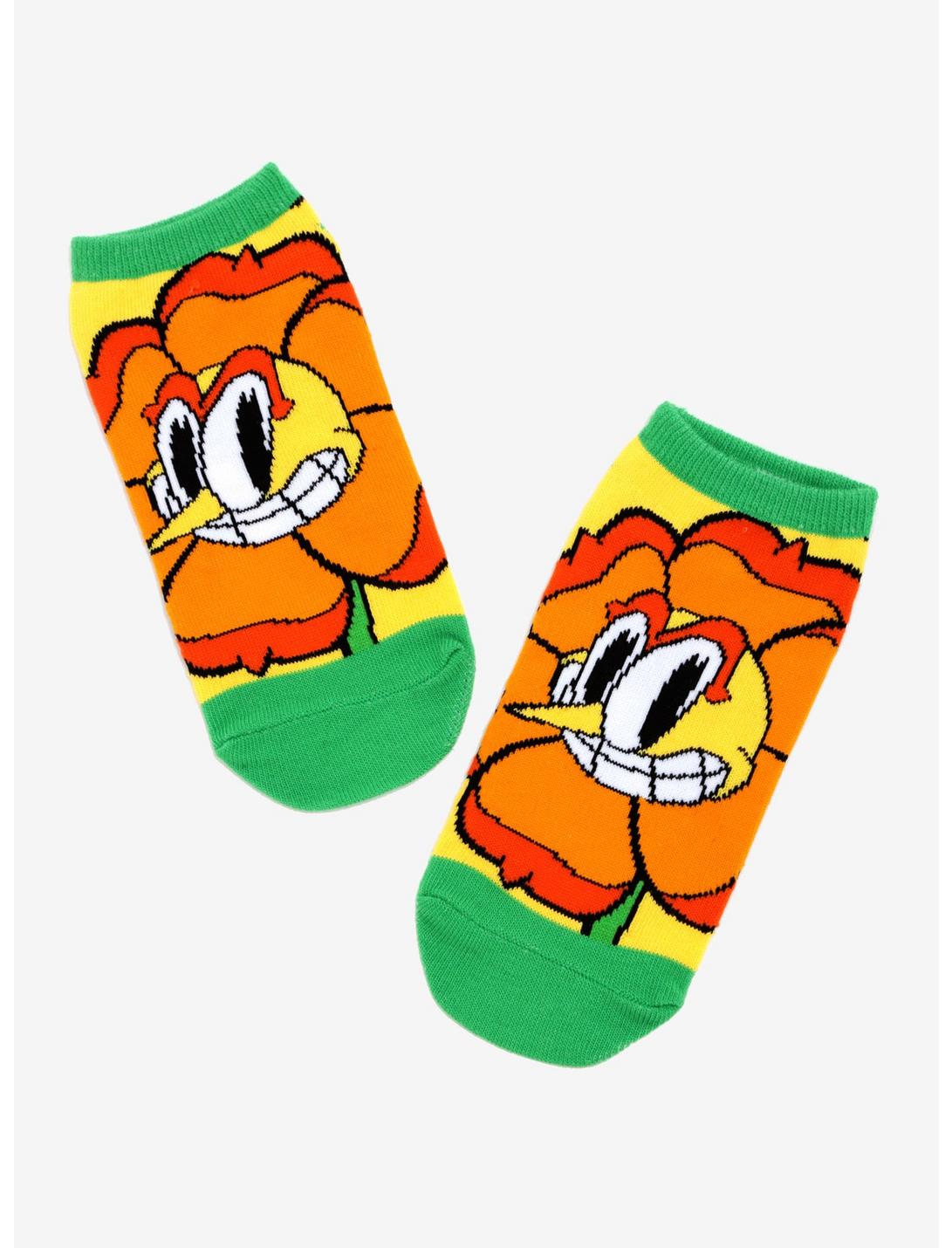 Cuphead Cagney Carnation No-Show Socks, , hi-res