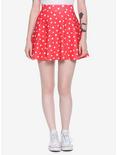 Disney Minnie Mouse Red Skater Skirt, RED, hi-res