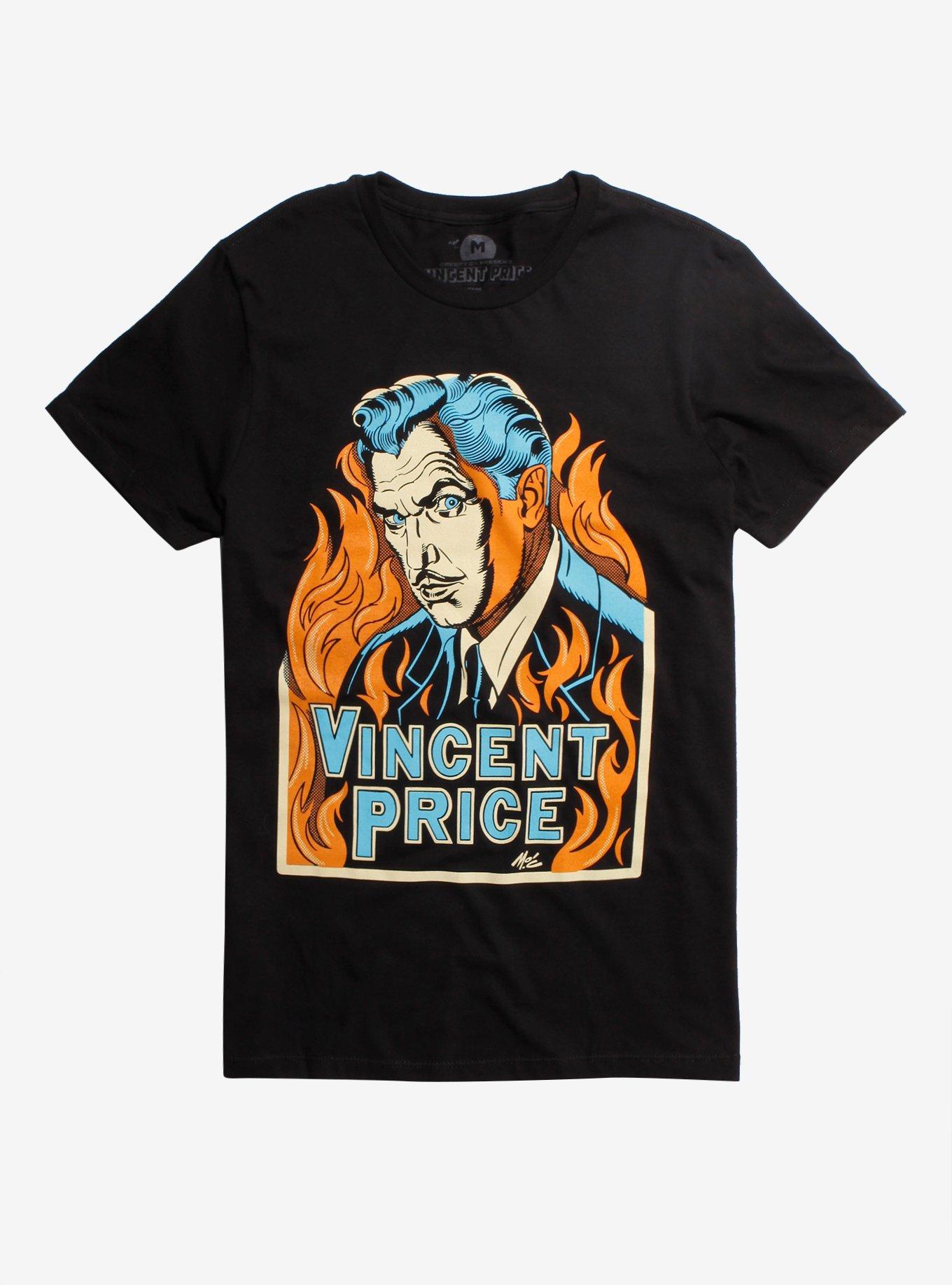 Creepy Co. Vincent Price Macabre T-Shirt, BLACK, hi-res