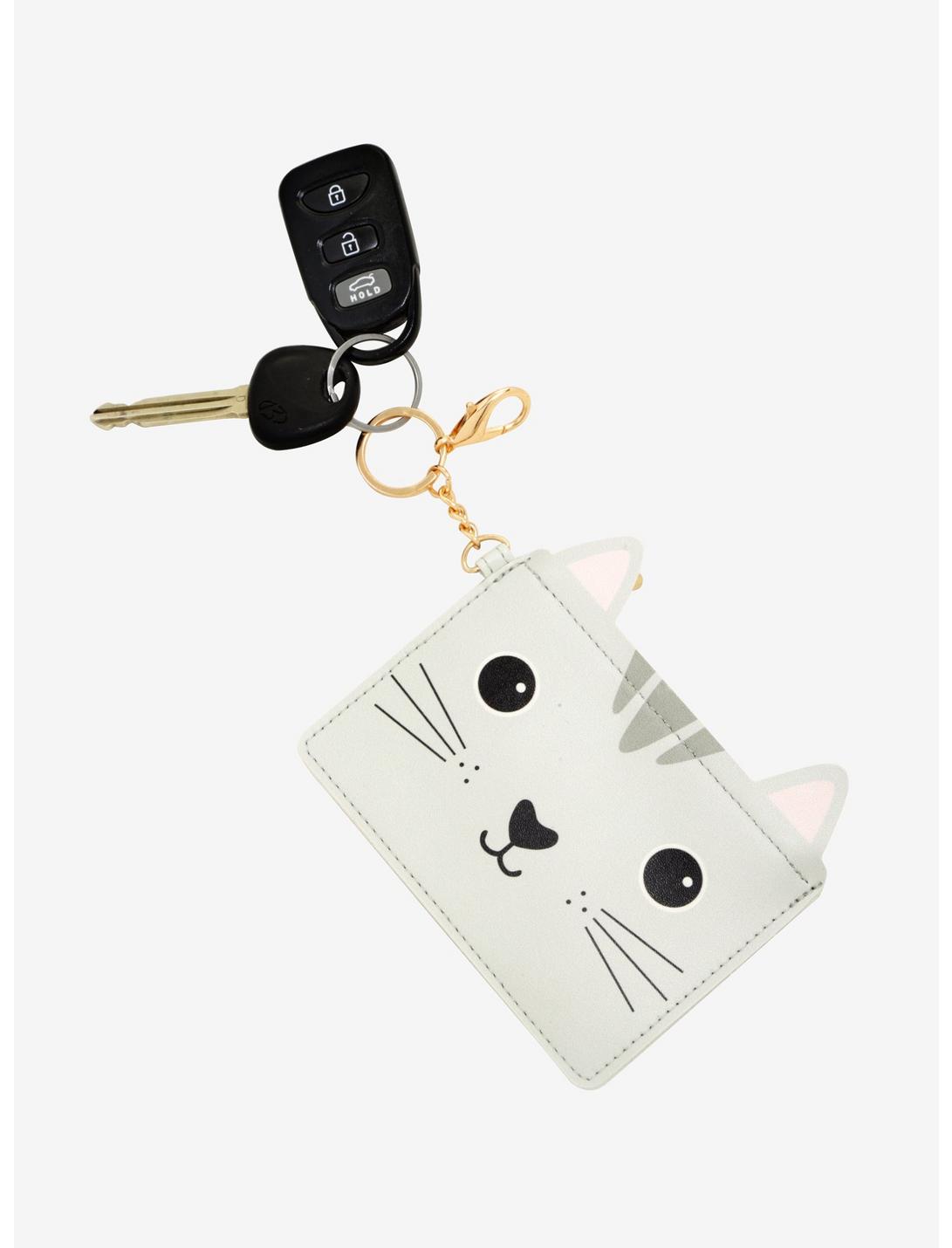 Sass And Belle Cat Key Ring Coin Purse, , hi-res