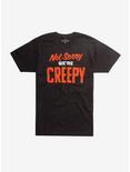 Creepy Co. Not Sorry We're Creepy T-Shirt, BLACK, hi-res