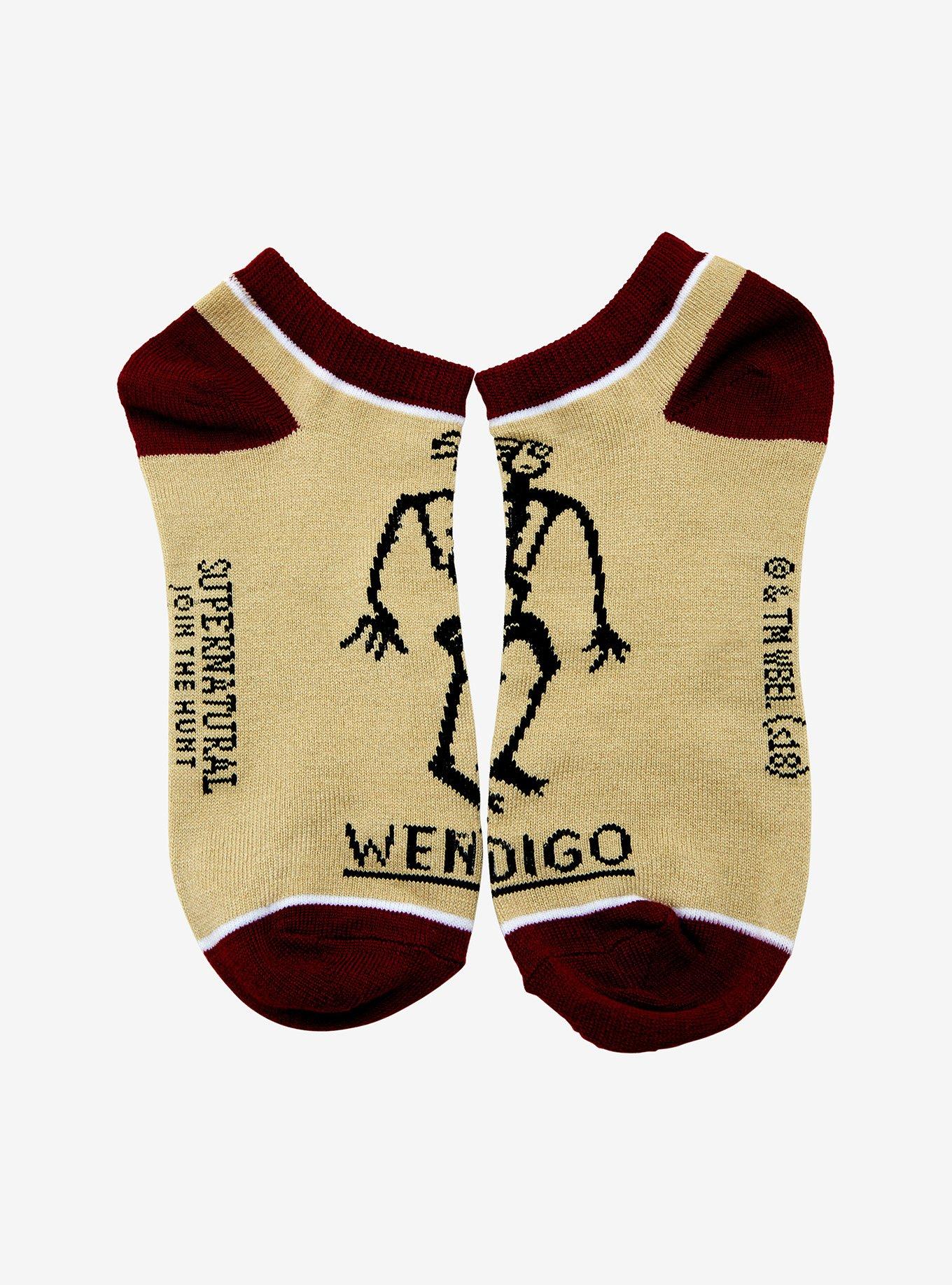 Supernatural Wendigo No-Show Socks, , hi-res