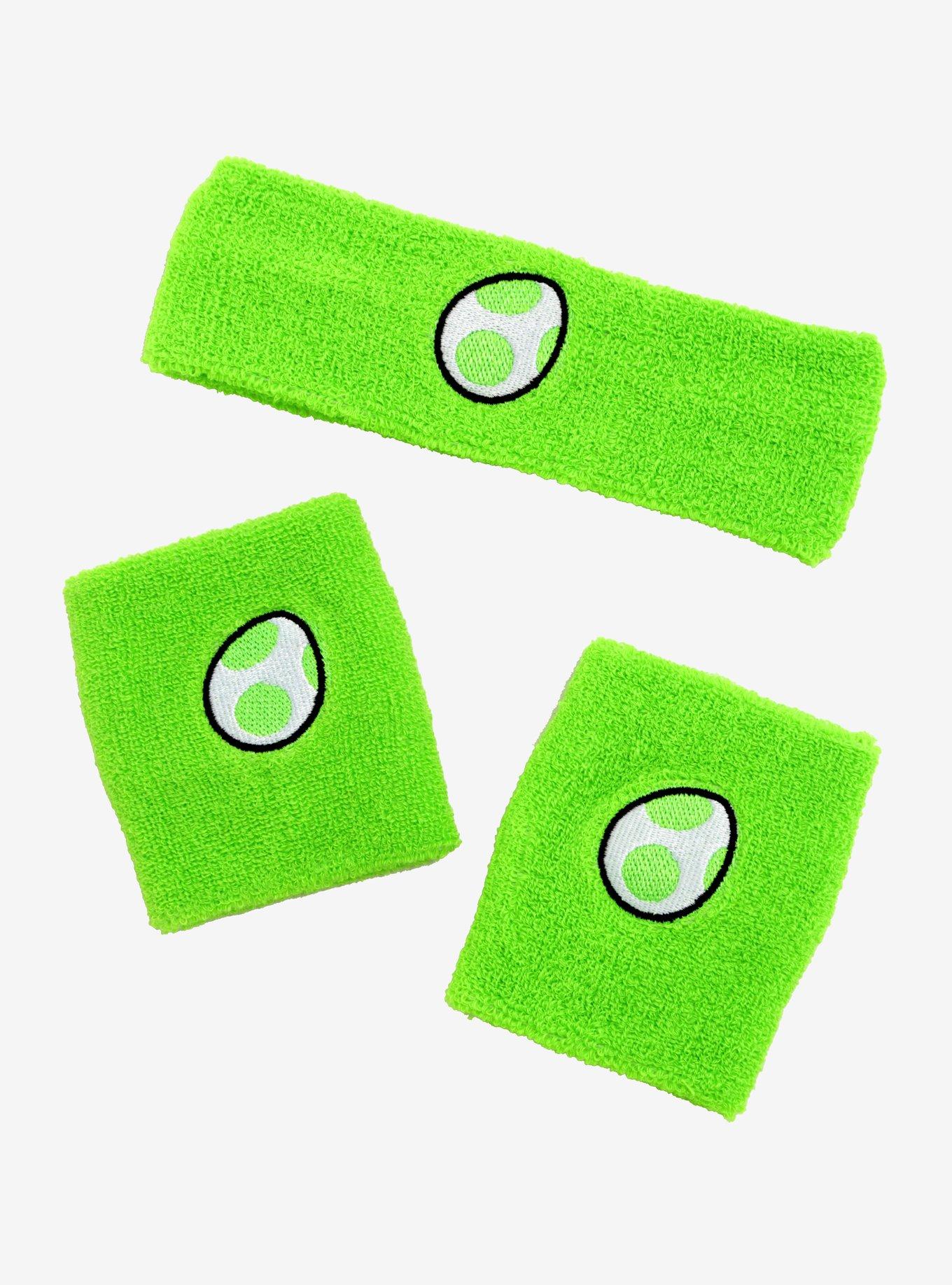 Nintendo Super Mario Bros. Yoshi Terry Sweatband Set - BoxLunch Exclusive, , hi-res