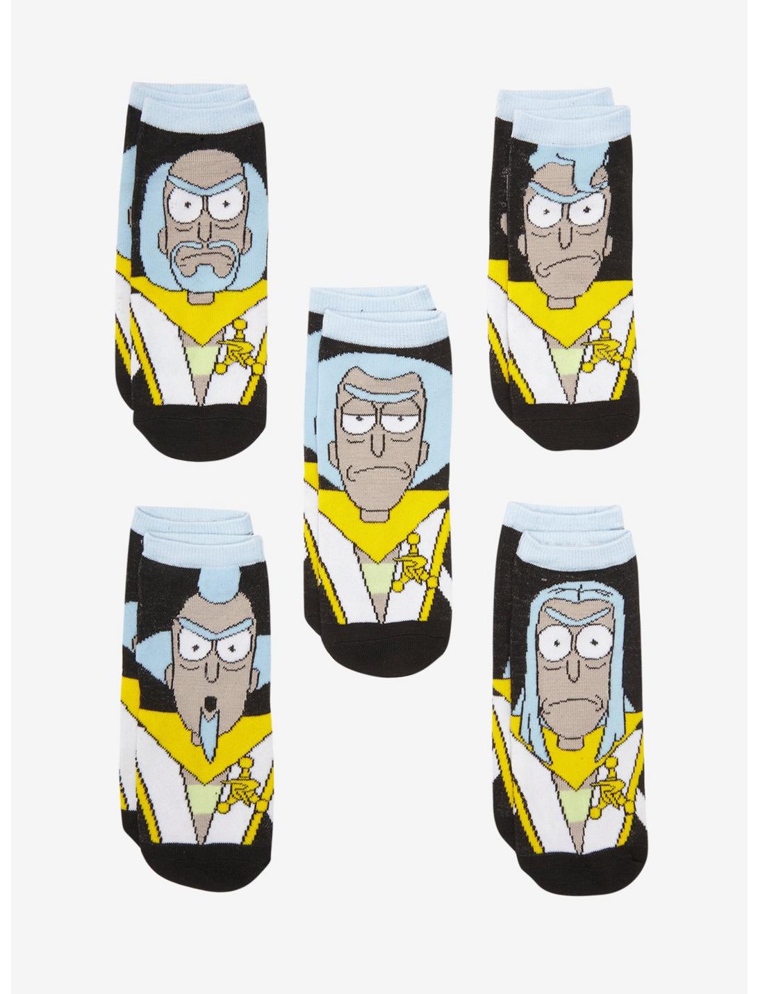 Rick And Morty Council Of Ricks Socks 5 Pair, , hi-res