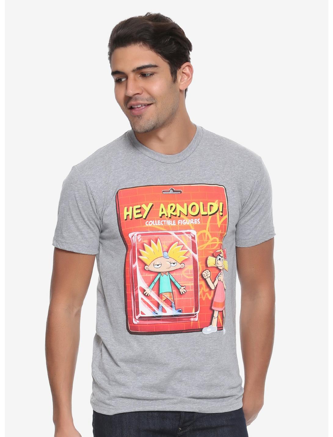 Hey Arnold! Little Shortman T-Shirt - BoxLunch Exclusive, BLACK, hi-res