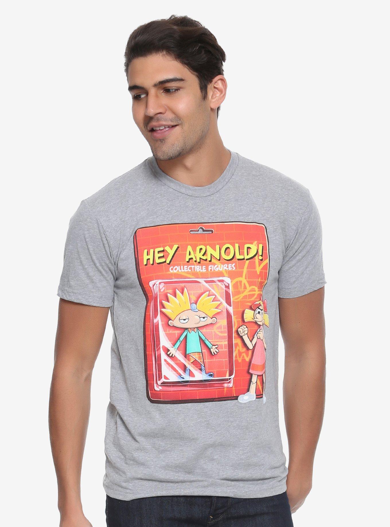 Hey Arnold! Little Shortman T-Shirt - BoxLunch Exclusive, BLACK, hi-res