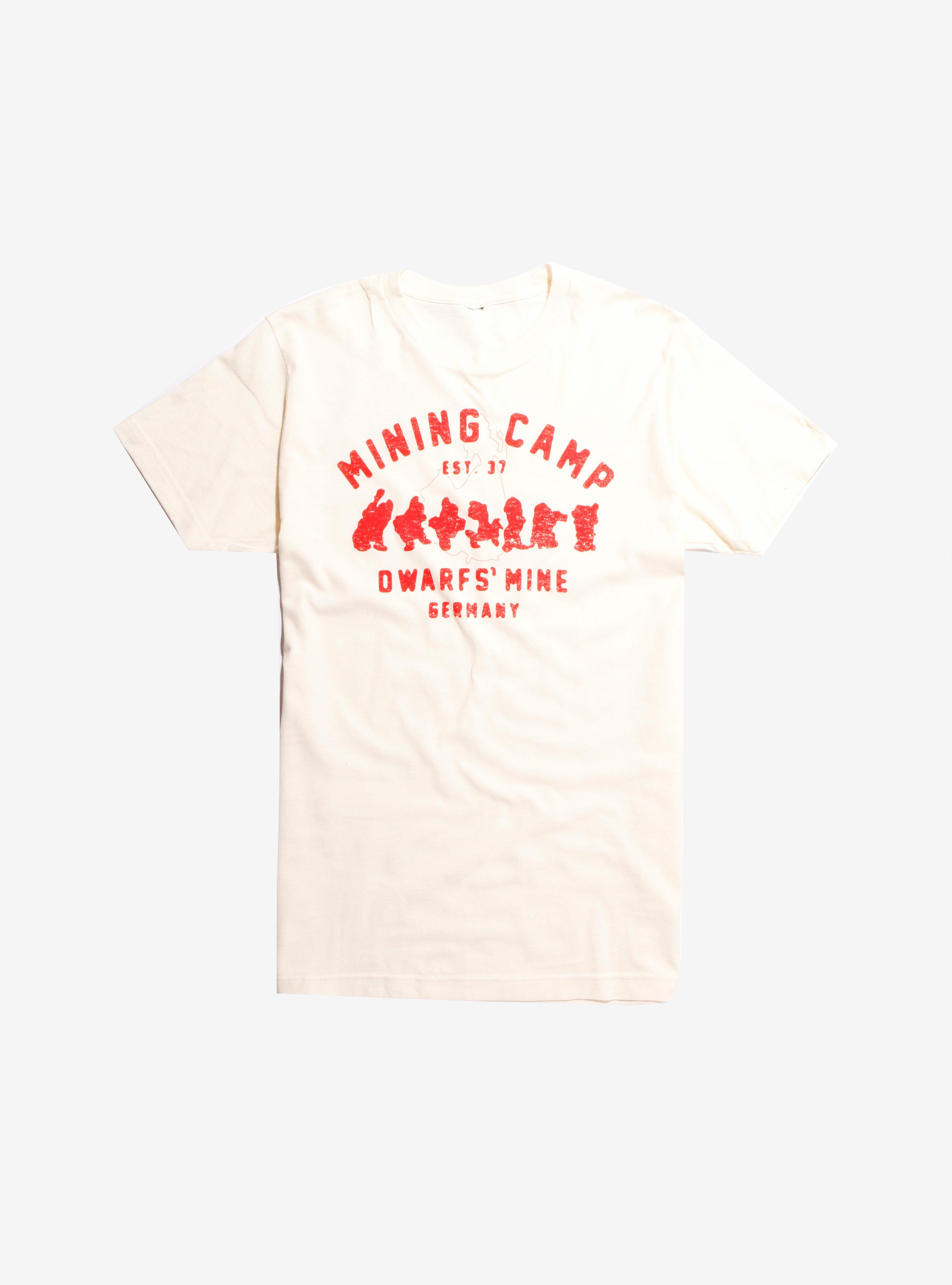Disney Snow White And The Seven Dwarfs Mining Camp T-Shirt, IVORY, hi-res