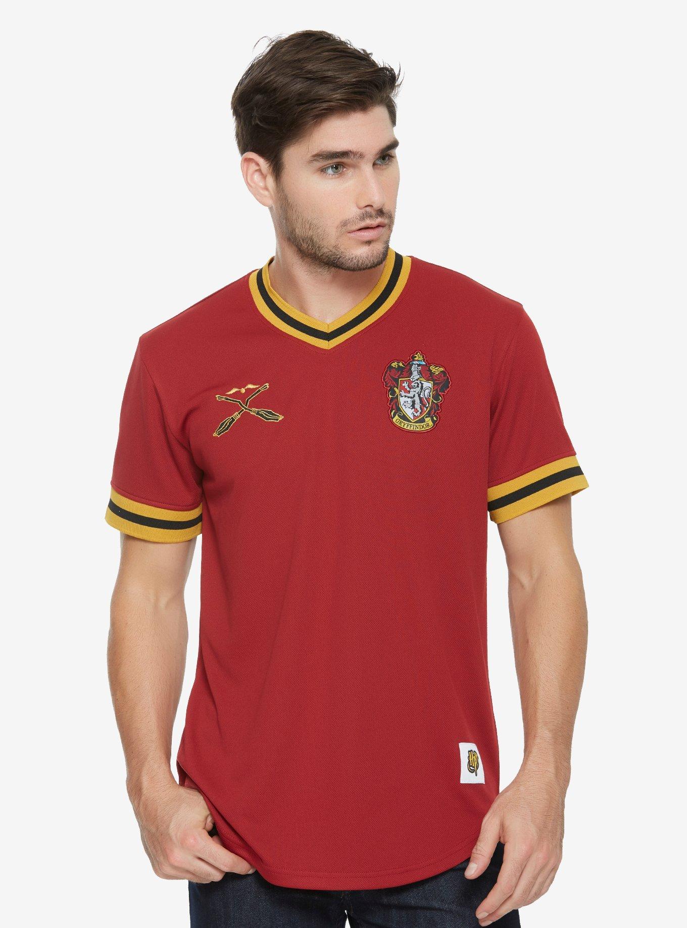 Harry Potter Gryffindor Quidditch Jersey - BoxLunch Exclusive, RED, hi-res