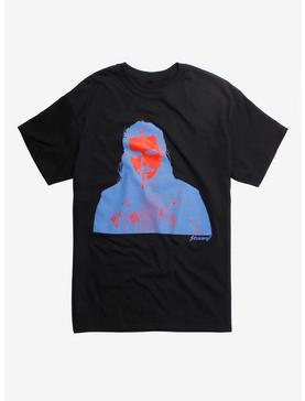 Post Malone Red & Blue Photo T-Shirt, , hi-res