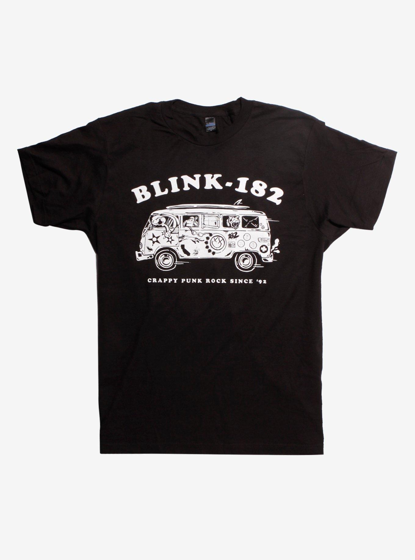 Blink-182 Crappy Punk Rock Van T-Shirt, BLACK, hi-res