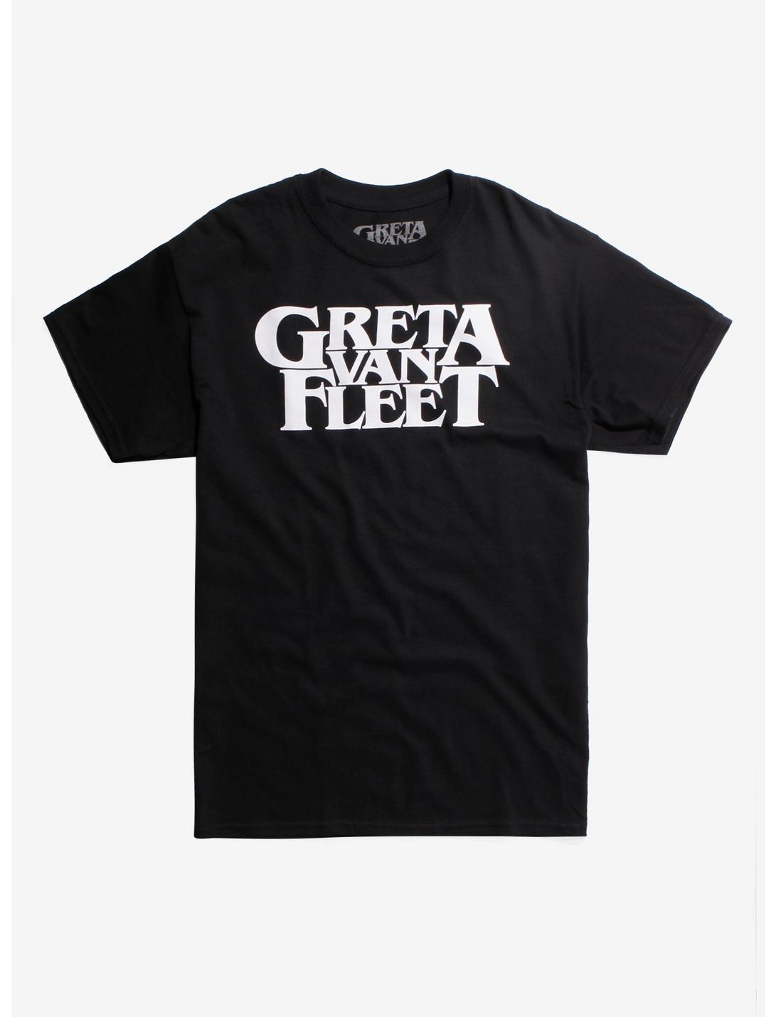 Greta Van Fleet Sci-Fi Logo T-Shirt, BLACK, hi-res