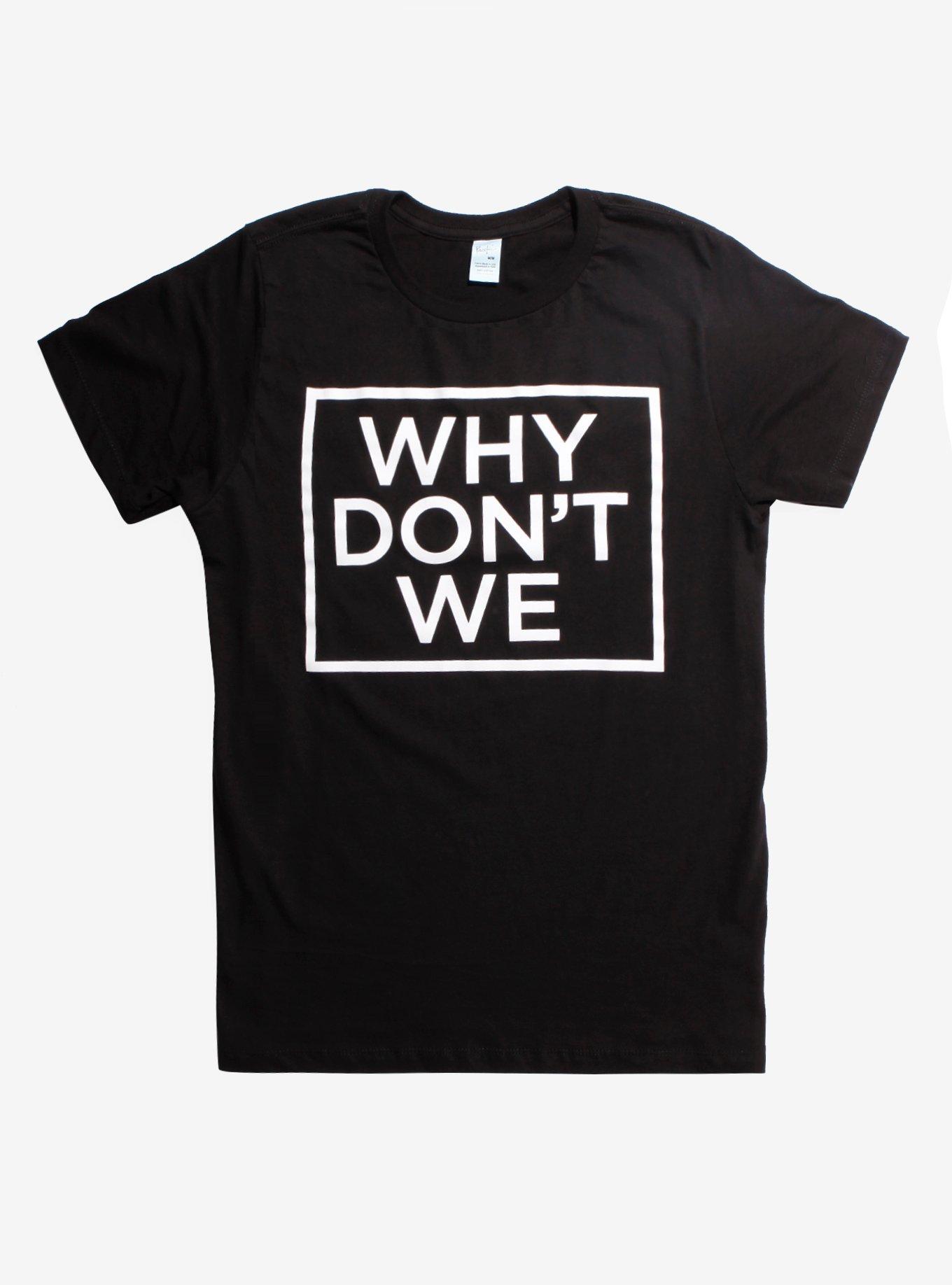 Why Don't We Box Logo T-Shirt, BLACK, hi-res