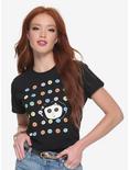 Coraline Buttons Womens Tee - BoxLunch Exclusive, BLACK, hi-res