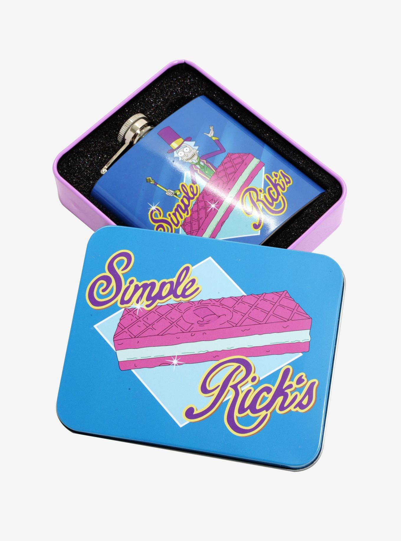 Rick And Morty Simple Rick's Flask With Case | BoxLunch