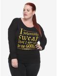 Harry Potter Solemnly Swear Girls Sweatshirt Plus Size, BLACK, hi-res