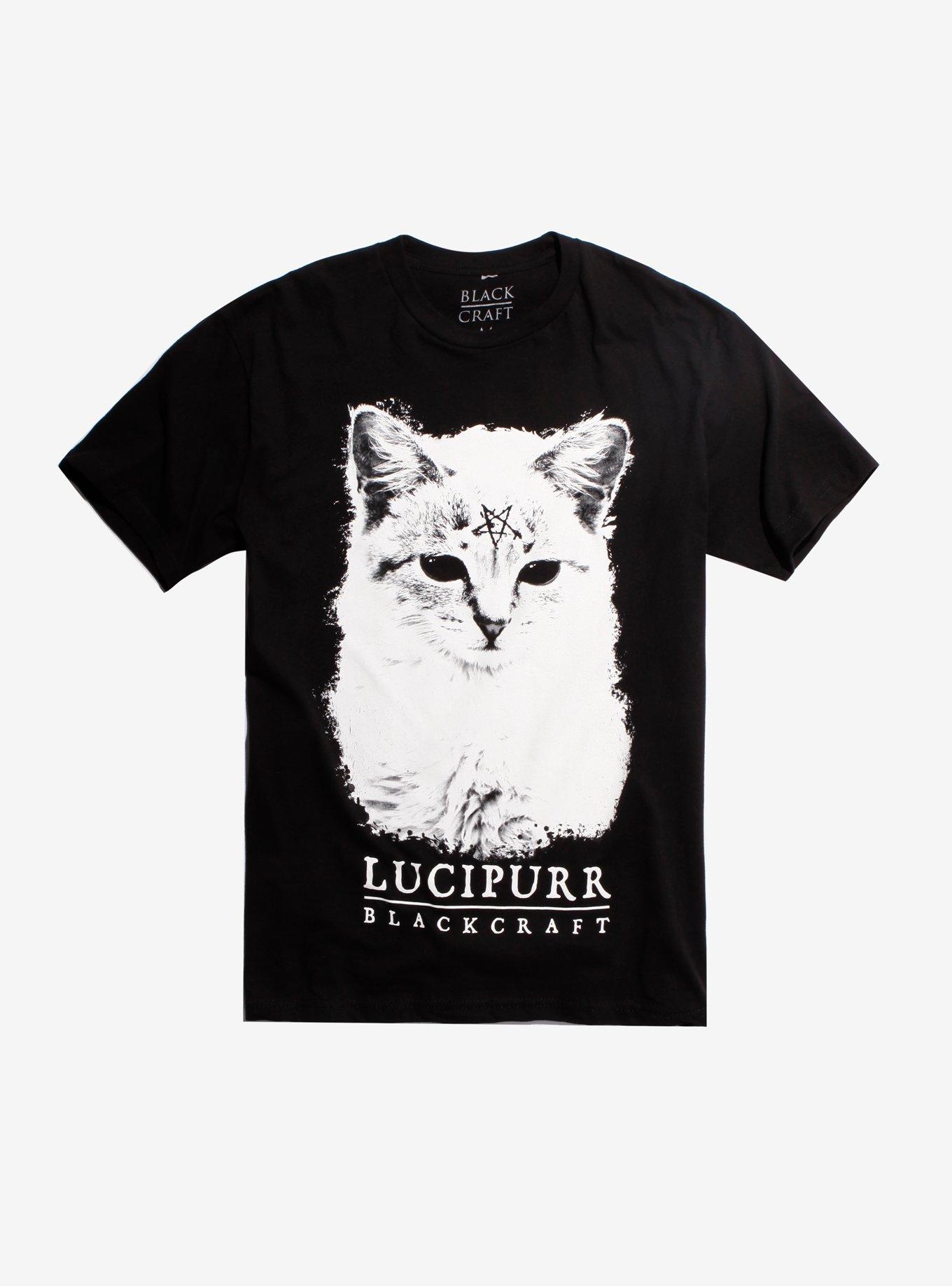 BlackCraft Lucipurr T-Shirt Hot Topic Exclusive, BLACK, hi-res