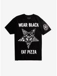 BlackCraft Wear Black Eat Pizza T-Shirt Hot Topic Exclusive, BLACK, hi-res
