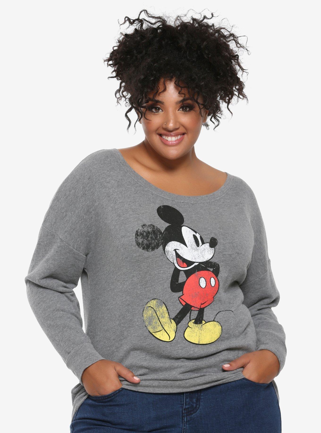 Distressed sweatshirt plus size online