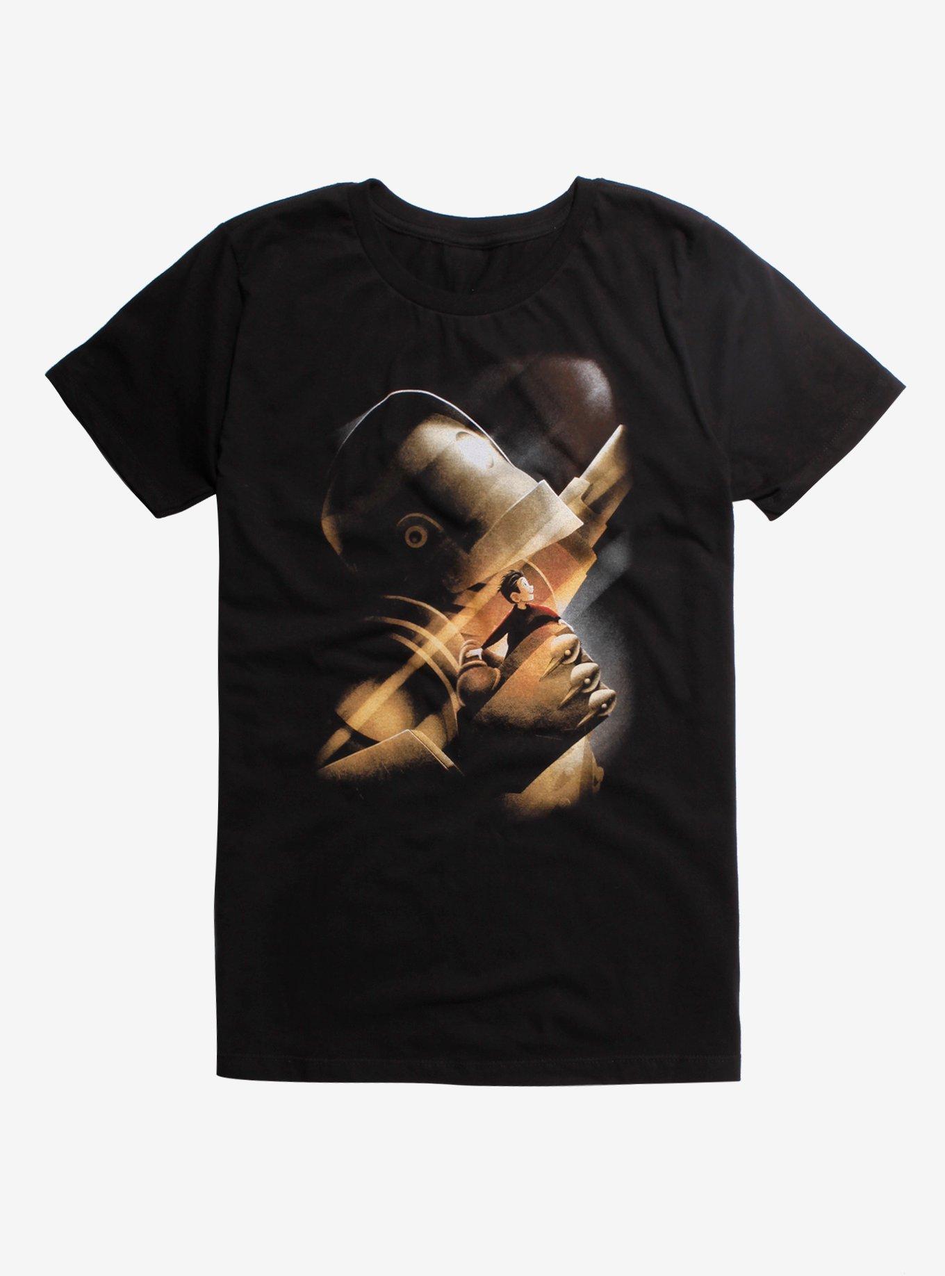 Iron Giant Poster T-Shirt Hot Topic Exclusive, BLACK, hi-res