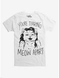 Tearing Meow Apart T-Shirt, WHITE, hi-res