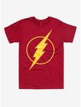 DC Comics The Flash Maroon Logo T-Shirt, RED, hi-res