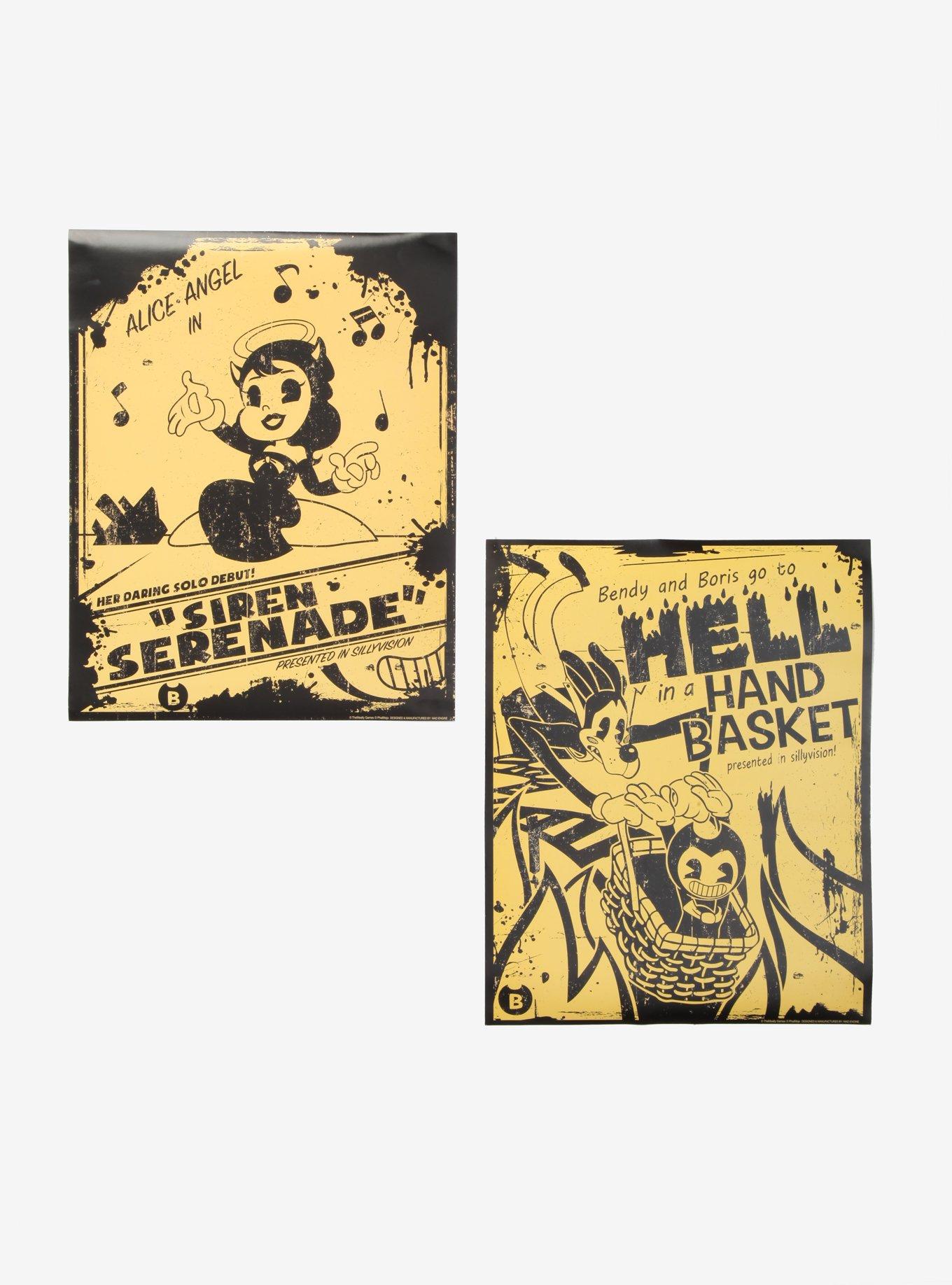 Bendy And The Ink Machine Mini Poster Set, , hi-res