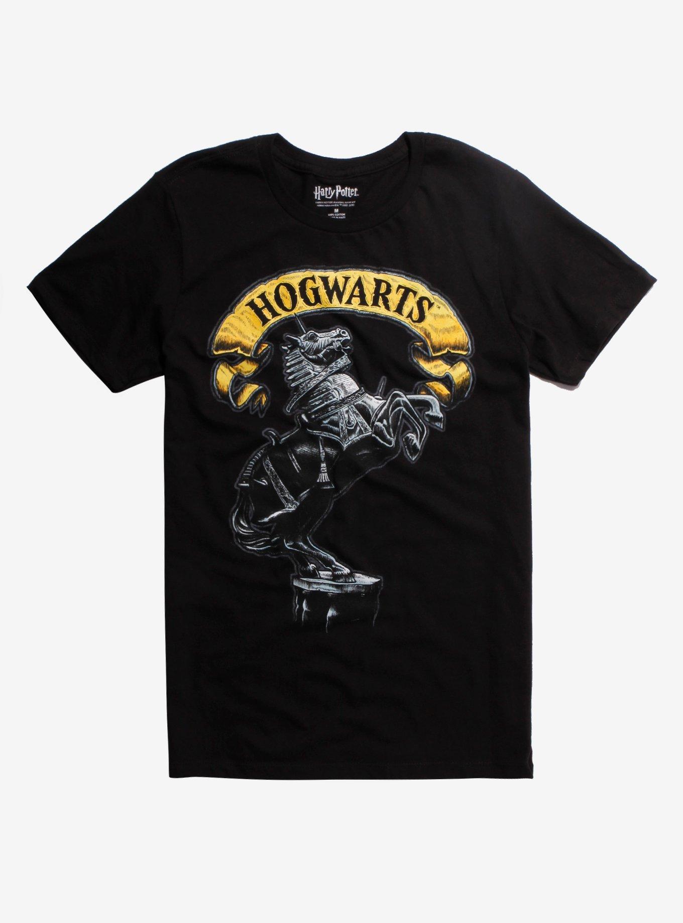 Harry Potter Hogwarts Chess T-Shirt Hot Topic Exclusive, BLACK, hi-res