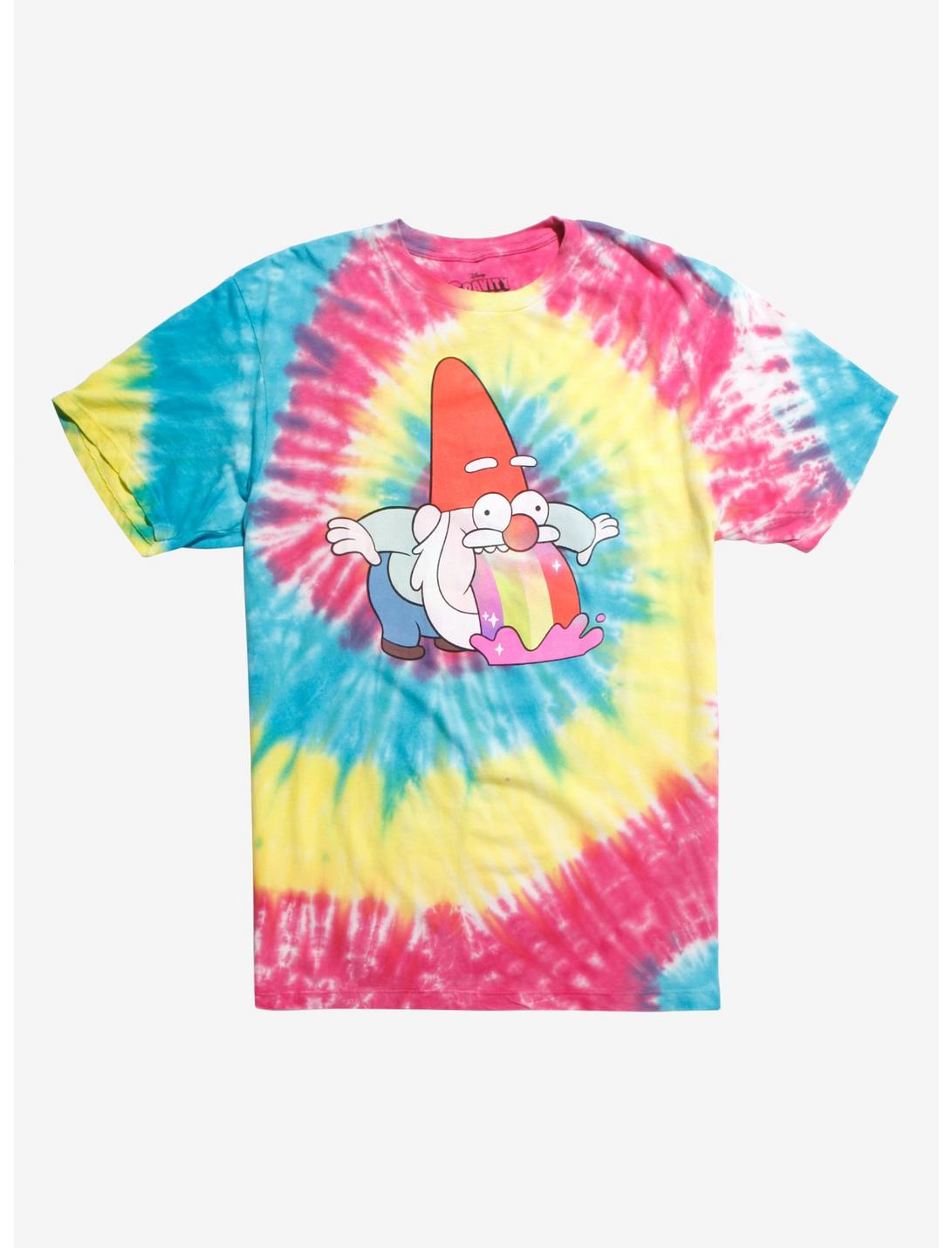 Gravity Falls Rainbow Gnome T-Shirt, TIE DYE, hi-res