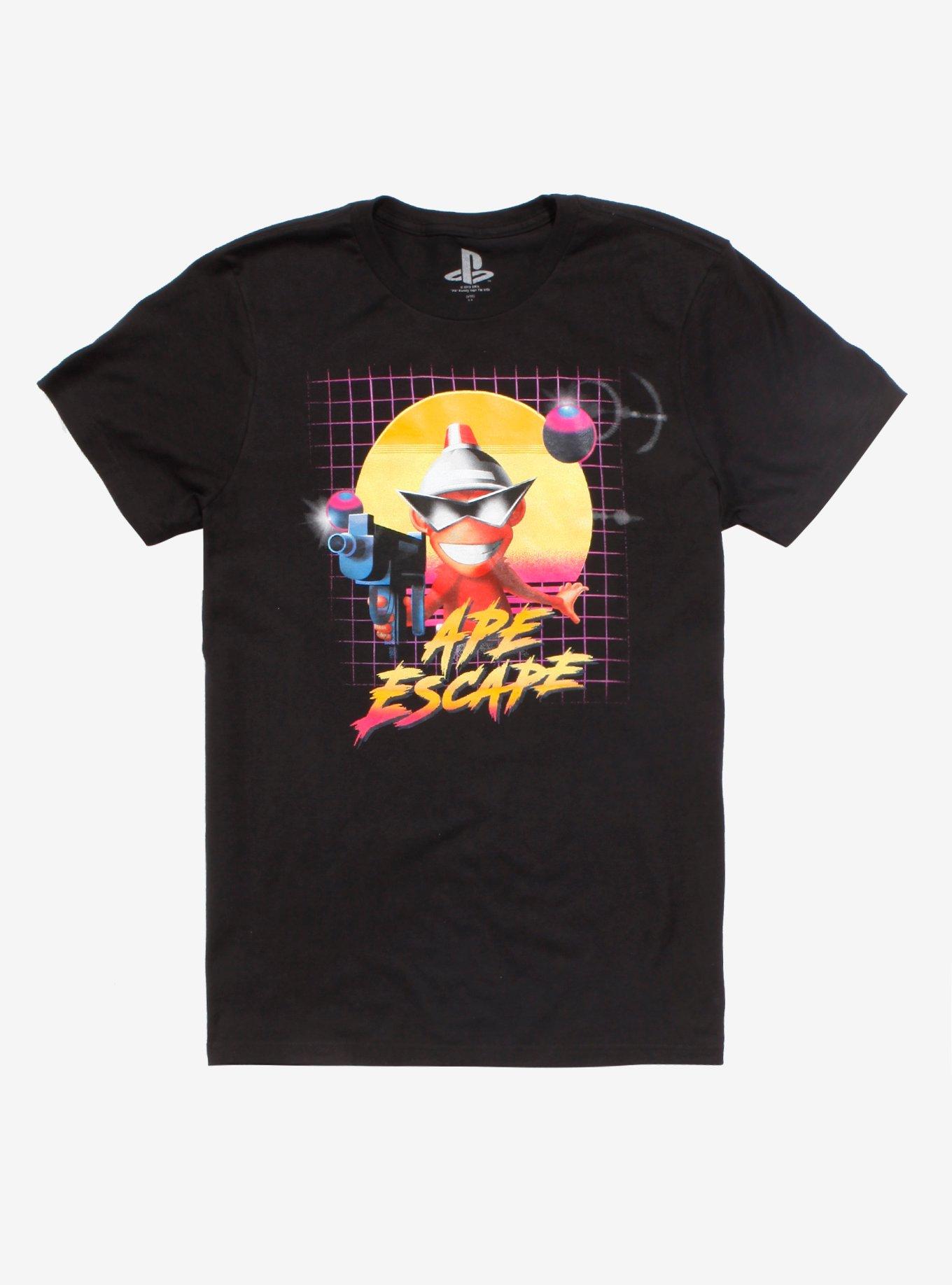 Ape Escape Pipo Monkey T-Shirt, BLACK, hi-res