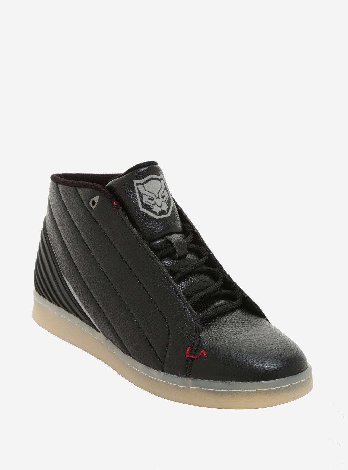 LA Gear Marvel Black Panther Hi-Top Sneakers, BLACK, hi-res