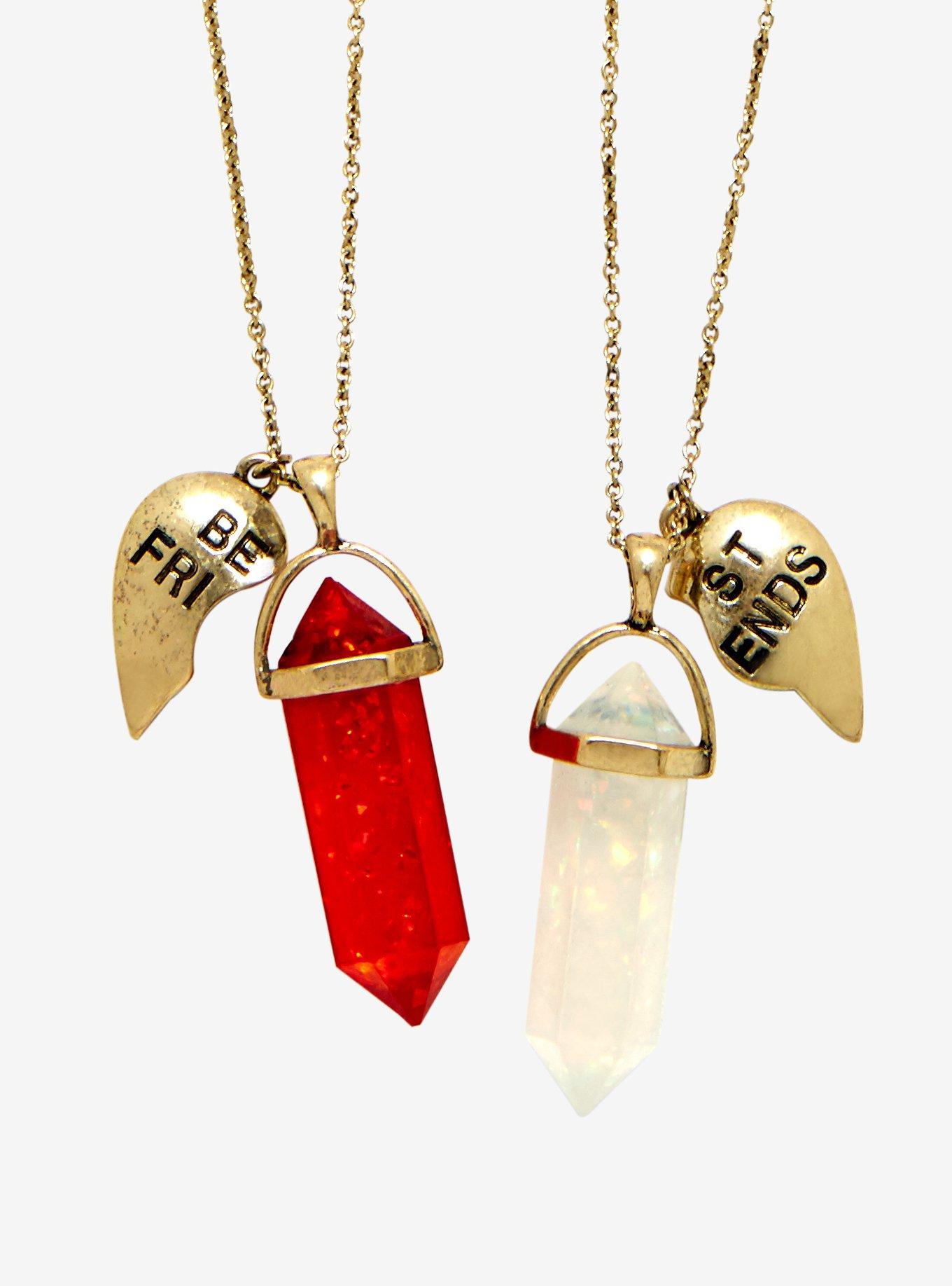 Crystal Best Friend Necklace Set, , hi-res